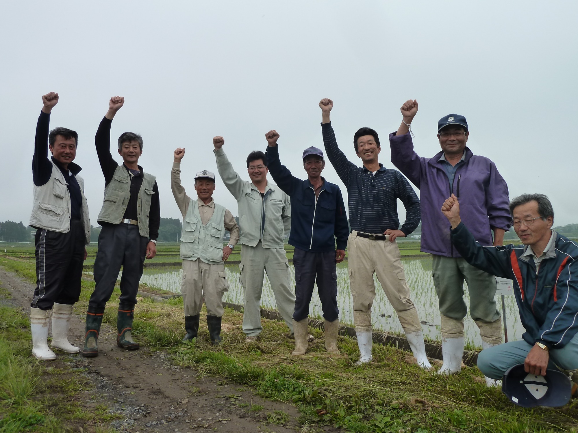 南方町水稲部会のみなさん
