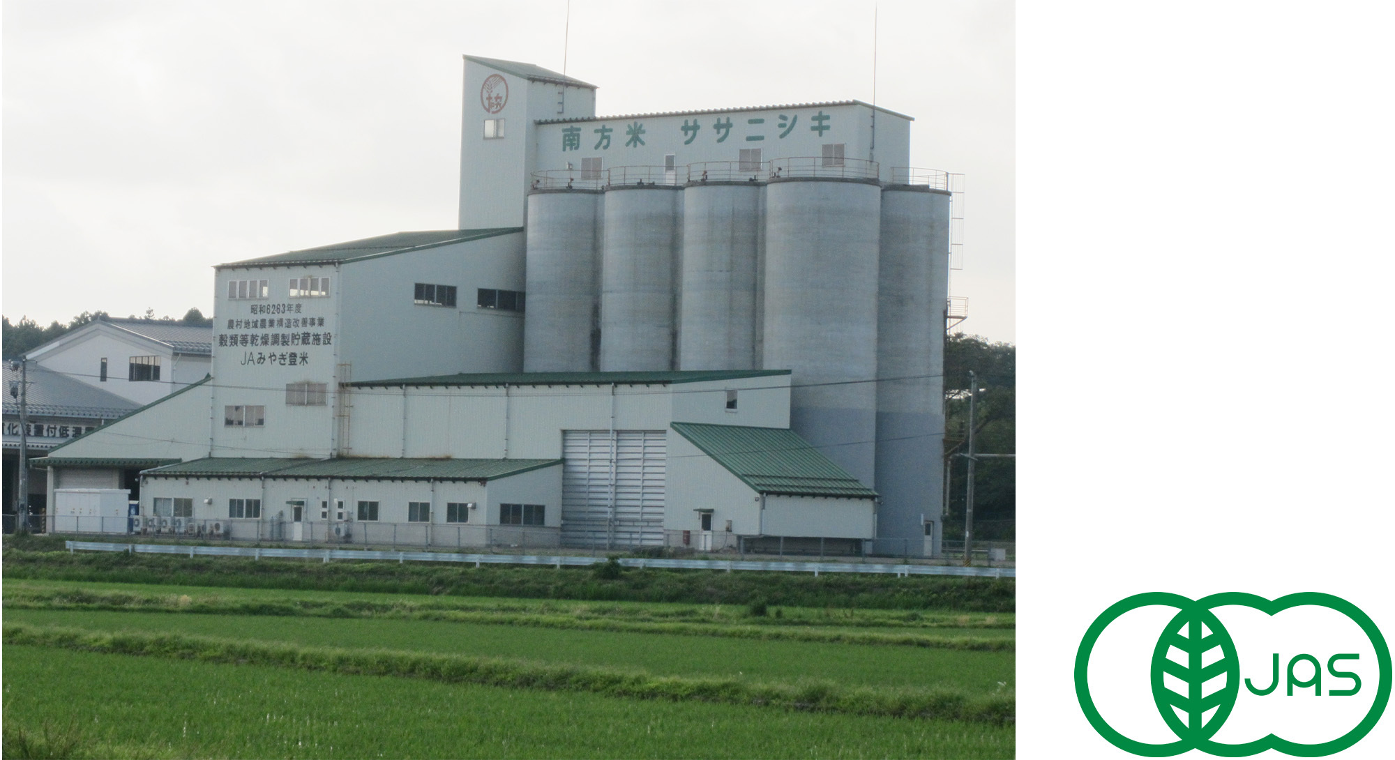 宮城県登米市南方町　JAS有機栽培米 ひとめぼれ